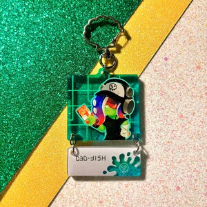 Splatoon Side Order Agent 8 Dedf1sh Color Chip Linked Glitter Epoxy ...