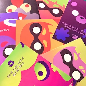 Splatoon Hotlantis AGT Posters Agent 3, 4, 8, New 3, Octavio, Grizz Mini Prints (4 X 6 INCH)