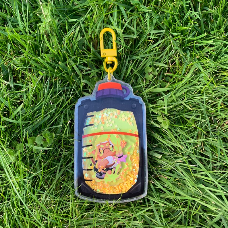 Splatoon Inkling Mascot Ink Tank Acrylic Shaker Charms Etsy