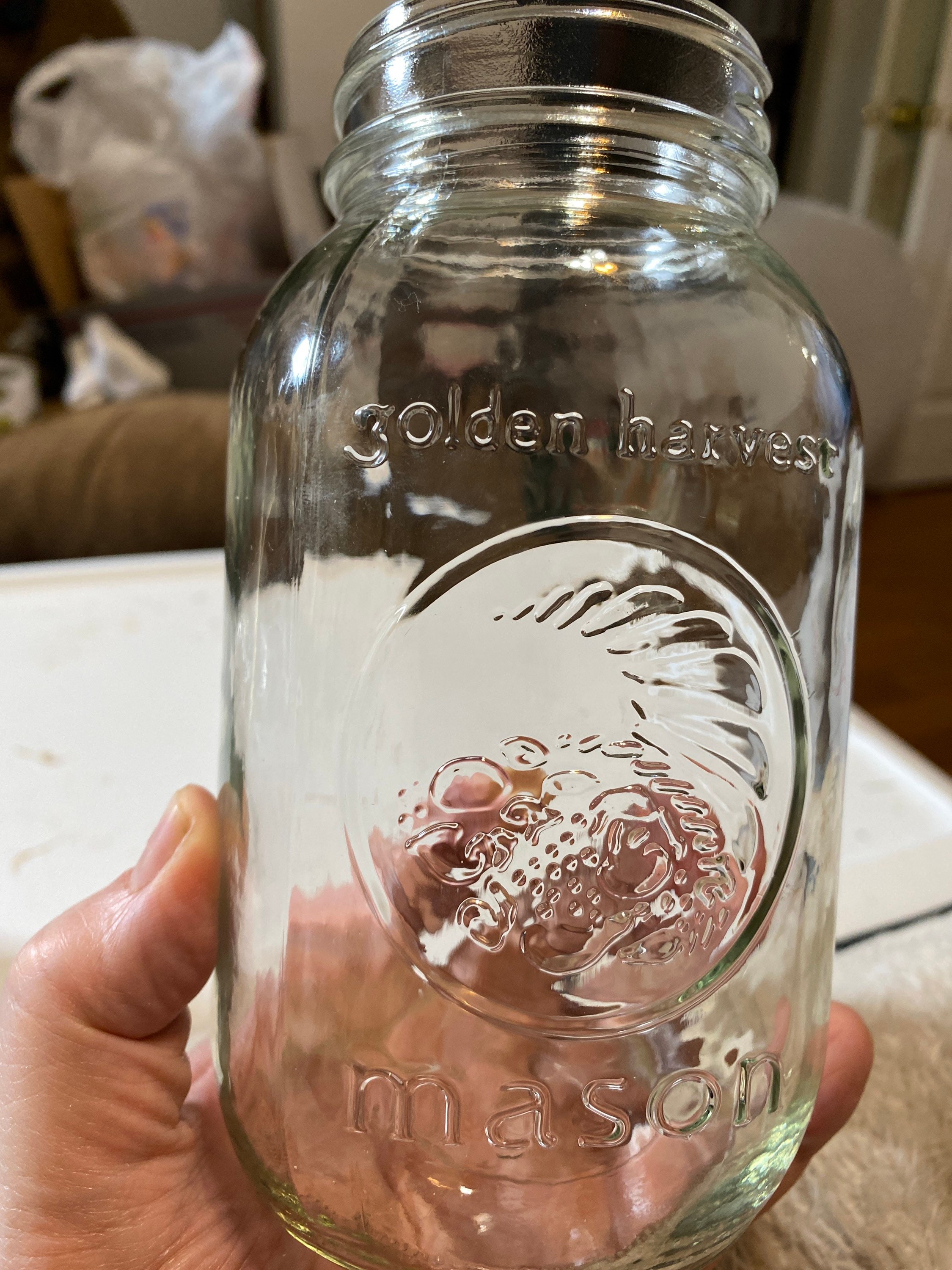 1 Quart Golden Harvest Mason Jars Etsy