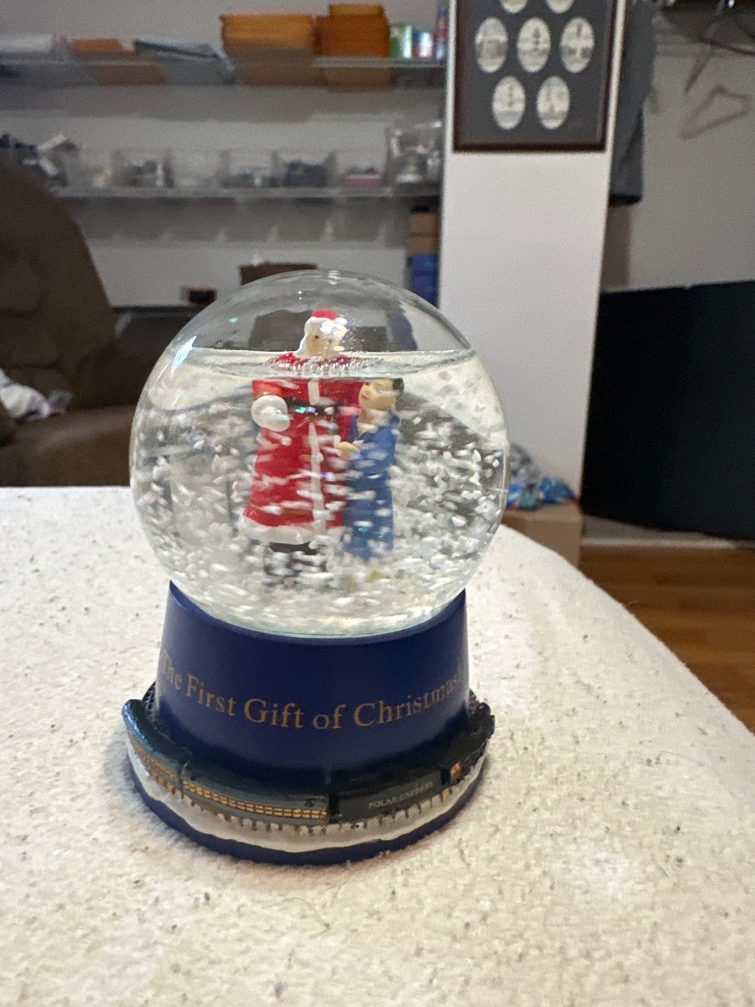 Polar Express Snow Globe Etsy