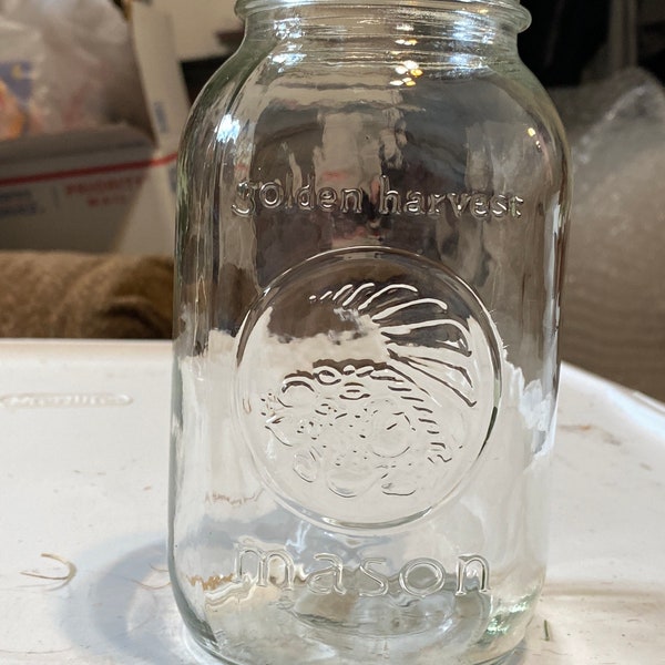 Quart Mason Jars Etsy