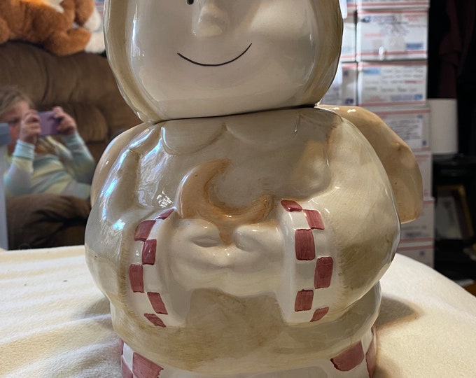 Cookie Jar Angel With a Star Heavy Quality Cookie Jar - Etsy