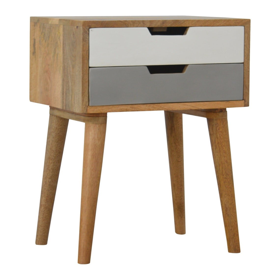 Green 2 Drawer Bedside Table Etsy