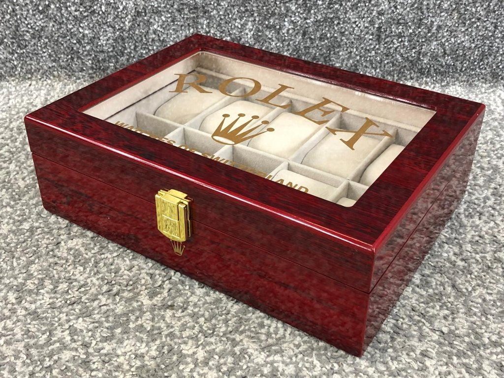 Rolex box collectors display case free world wide delivery Etsy