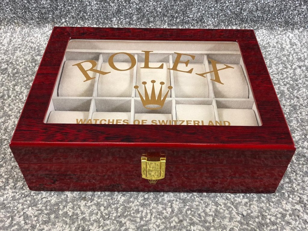 Rolex box collectors display case free world wide delivery Etsy