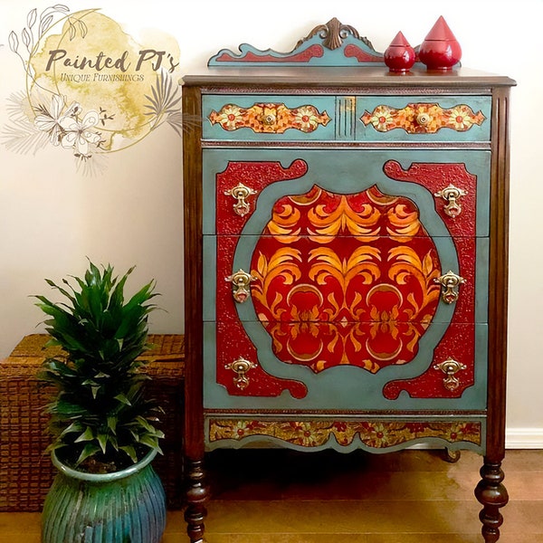 Hand Painted Furniture Etsy