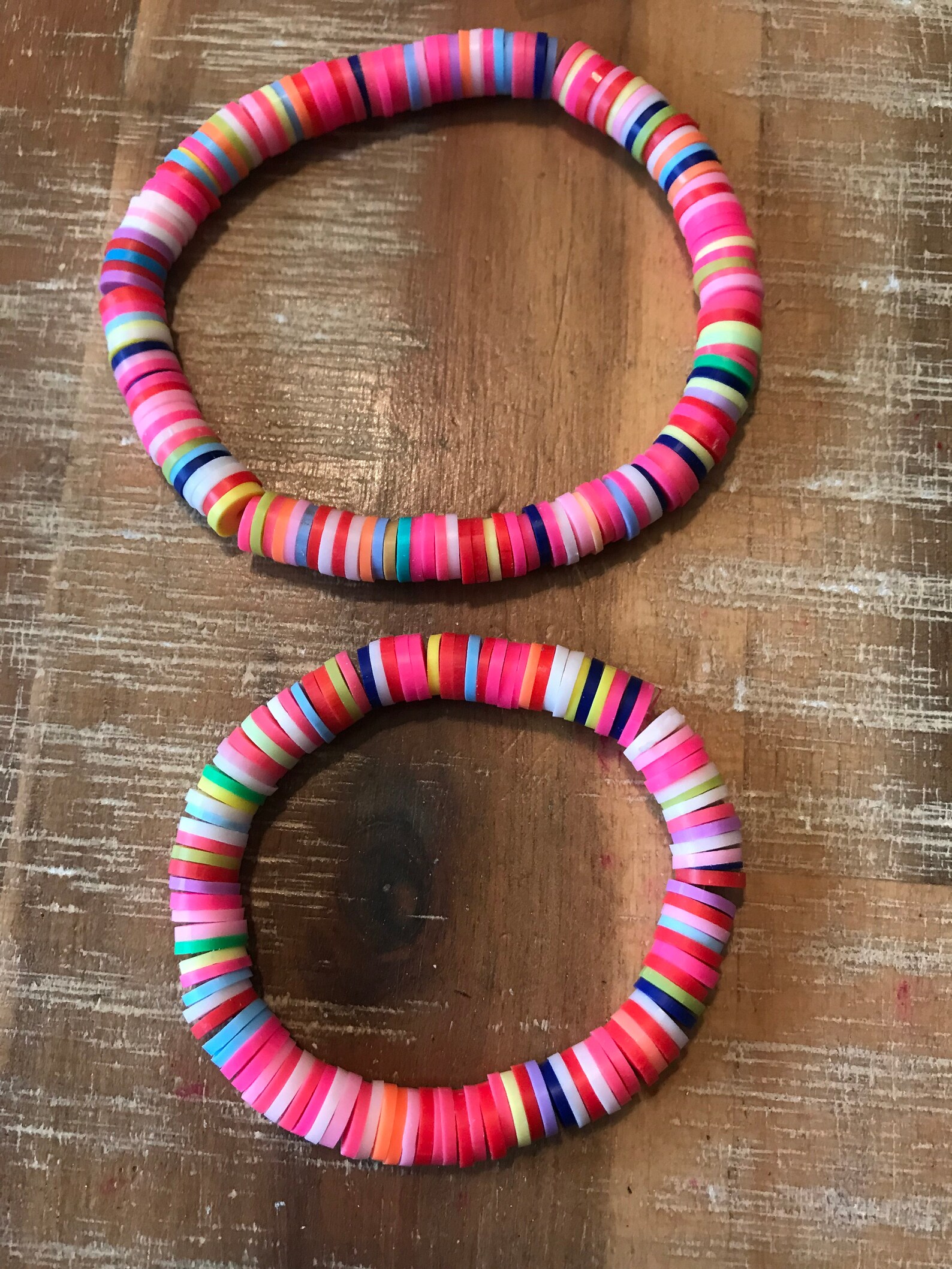 Matching Mother Daughter Polymer Clay Bracelet Set Etsy