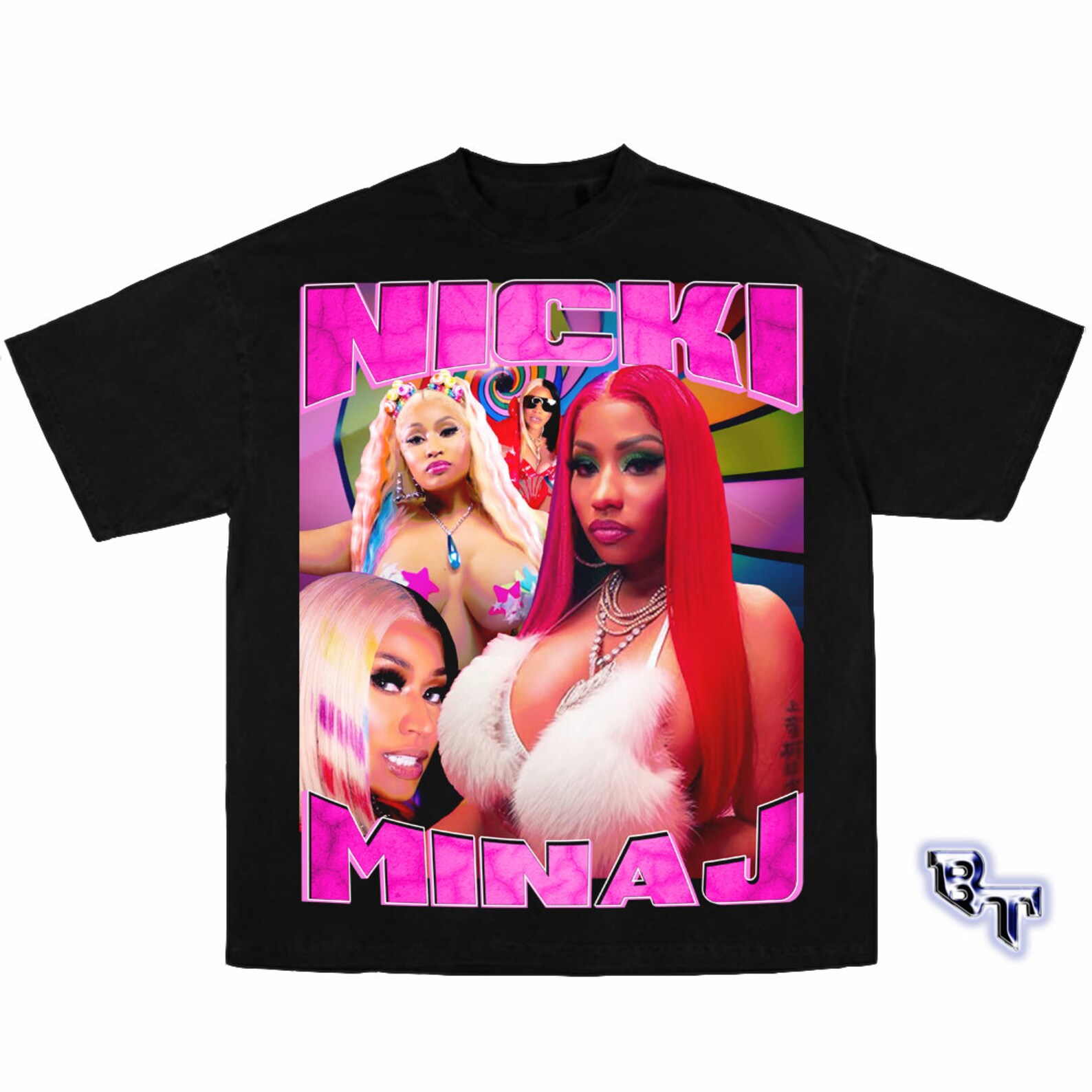 Nicki Minaj Rap Tee Vintage Style Graphic TShirt Etsy