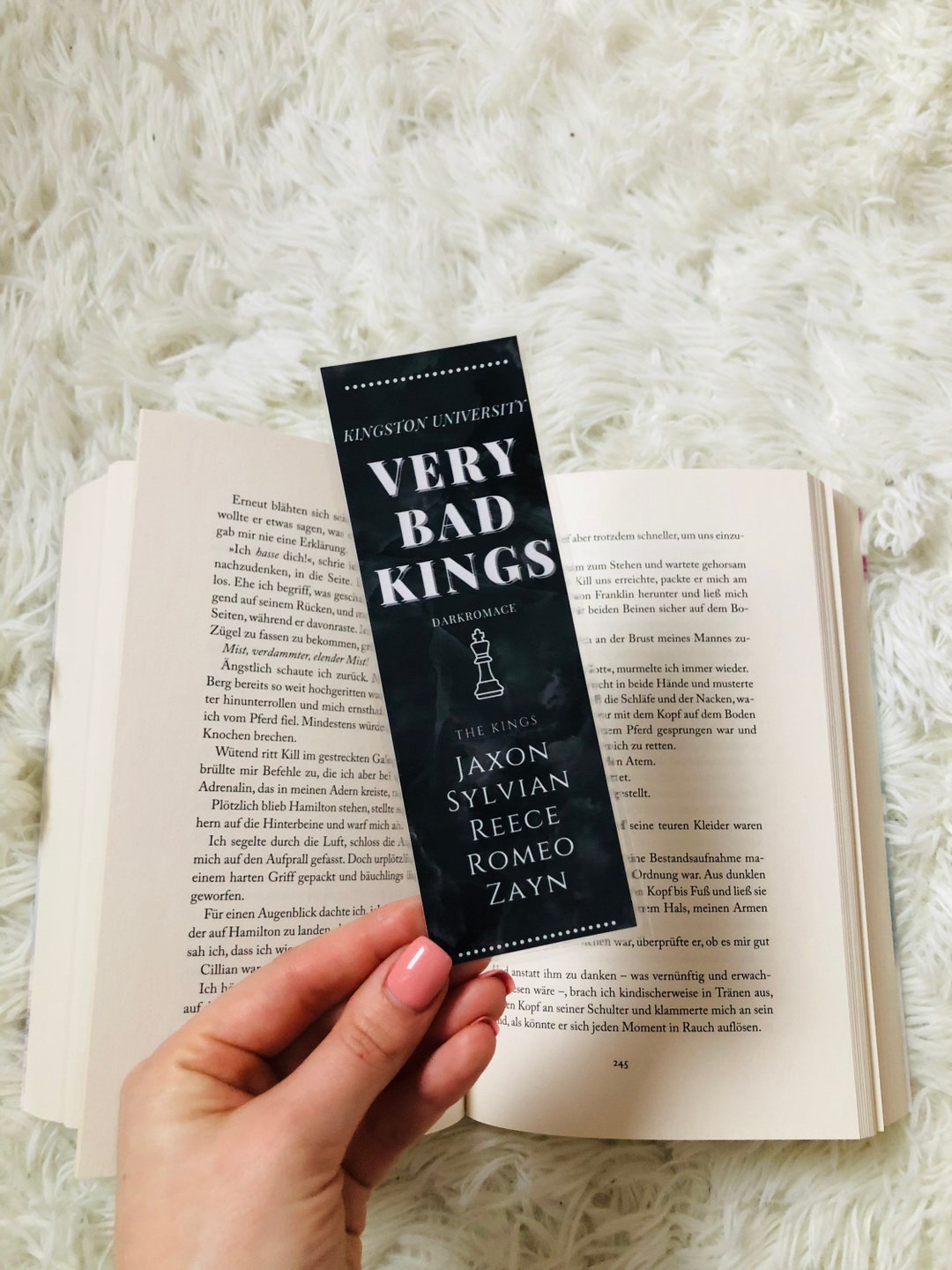Very Bad Kings Lesezeichen Kingston University Etsy.de