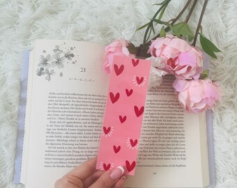 Liebe Lesezeichen- Valentinstag Lesezeichen - I love you - Herzen Lesezeichen - Bücherliebe - Liebe