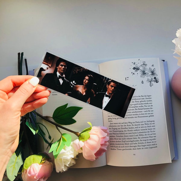 Vampire Diaries Bookmarks - Damon, Elena and Stefan Bookmarks - Vampires - Paul Wesley- Nina Dobrev - Ian Sommerhalder