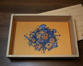 Angry Dice bambutärningsbricka med magnetiskt lock