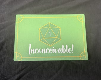 Otänkbart! Endast tärningsbricka