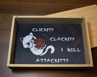 Clickity Clackity bambutärningsbricka med magnetiskt lock