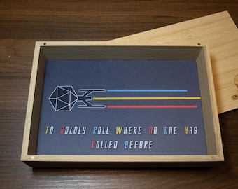 Att djärvt rulla bambutärningsbricka med magnetiskt lock