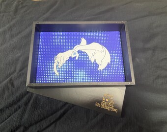 Cyber Fox Ebony tärningsbricka med magnetiskt lock