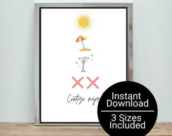Contigo Mejor Bad Bunny Poster Wand kunst druckbar Digital Download Spanglish Printables Arte en Espanol Home Decor Latein Kunst Latina Print