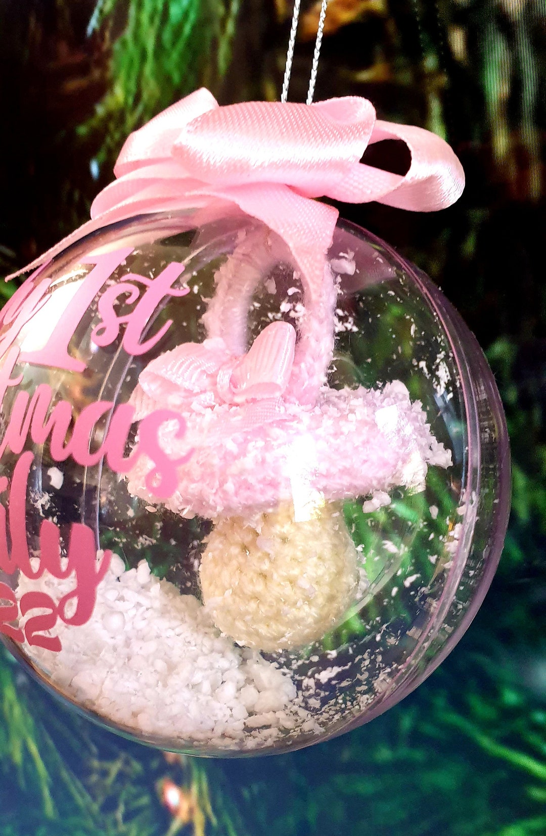 Babys First Christmas Bauble 2022 First Christmas Christmas Gift ...