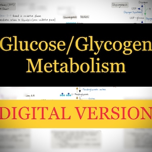 MCAT Glucose/Glycogen Metabolism Cheat Sheet