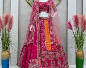 Designer ethnic lehenga choli for wedding function, New Designer readymade lehenga choli,custom lehenga,Beautiful lehenga,indian lehenga