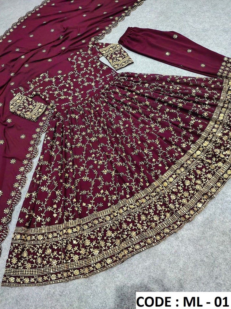 Ready to Wear Anarkali Suits Indian Wedding Dress Bridesmaids - Etsy