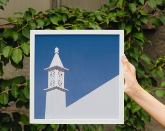 Chimney do Algarve, Portugal - - 240dpi - Traditional Algarvian Chimney - Printable Wall Art - Digital File / Digital Photograph