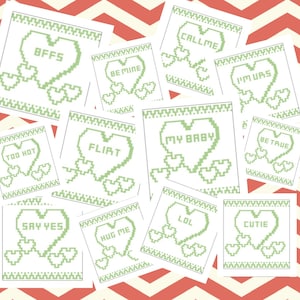 Sweet Talk Hearts Overlay Mosaic Crochet Pattern