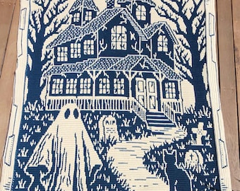 Phantom Manor Overlay Mosaic Crochet Blanket Pattern