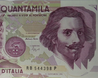 1992 Italy - 50.000 Lire Bernini P.116b - Circulated