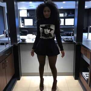 Charcoal Print Sweatshirt - Witch Themed Crewneck Sweatshirt - Portrait Sweatshirt