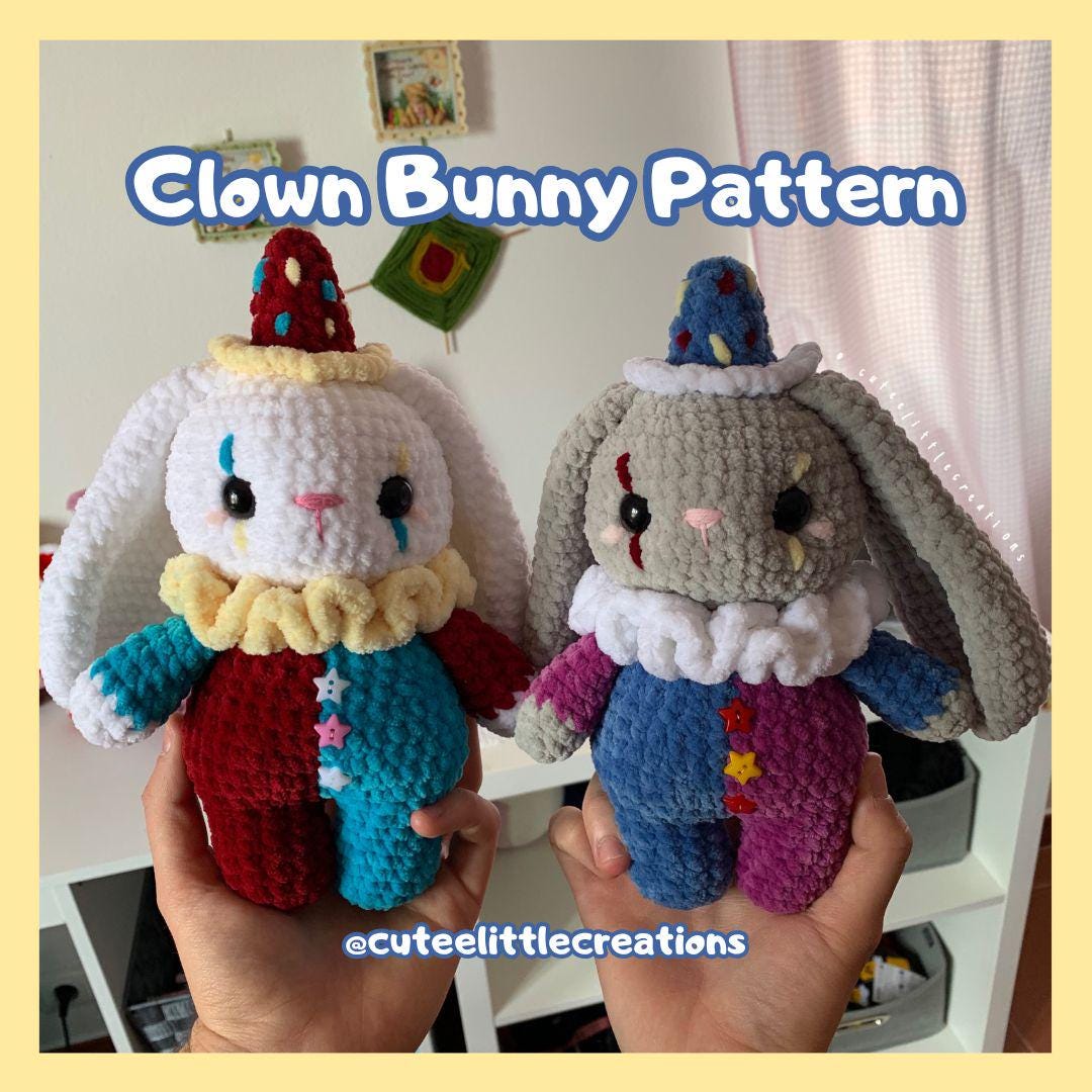 ピエロのぬいぐるみ - Etsy 日本