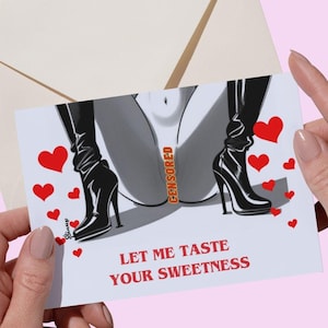 Carte d'amour dominatrice pour maîtresse d'épouse dominante, maman Domme