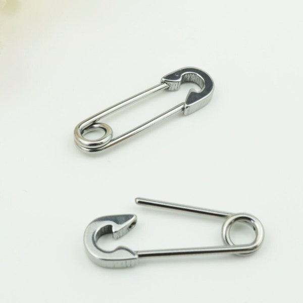 Nipple Piercing, Stainless Steel Sexy Safety Pin Body Jewelry, Vagina Piercing