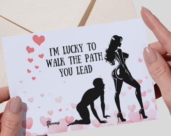 Femdom Love Card for Dominant Woman Mistress Mommy Domme
