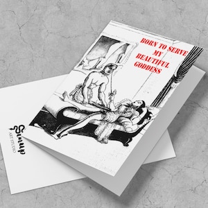Femdom Mistress Sissy Grußkarte