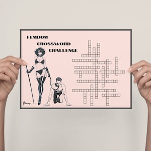 Femdom Game, Crossword Puzzle for Submissive assignment