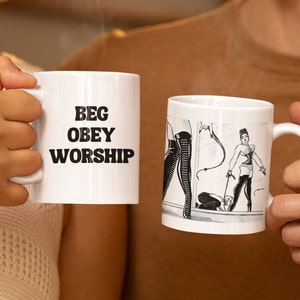 Femdom Coffee Mug, Gift for Mistress