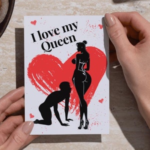 Femdom Liebe Karte für dominante Frau Mistress Mami Domme
