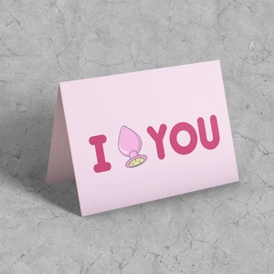 Carte d'amour sexy, carte coquine drôle pour petite amie, petit ami