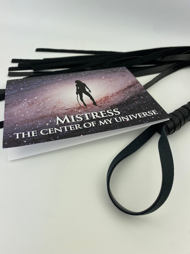 Femdom Funny Card, Mistress Slave Custom Message Card, Submissive Male