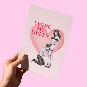 Femdom Card MISTRESS slave sissy dominatrix gift anniversary