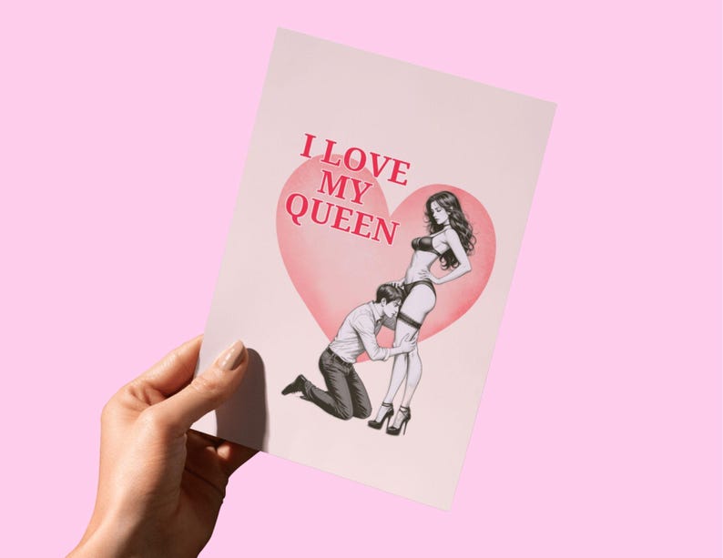 Femdom Card MISTRESS slave sissy dominatrix gift anniversary