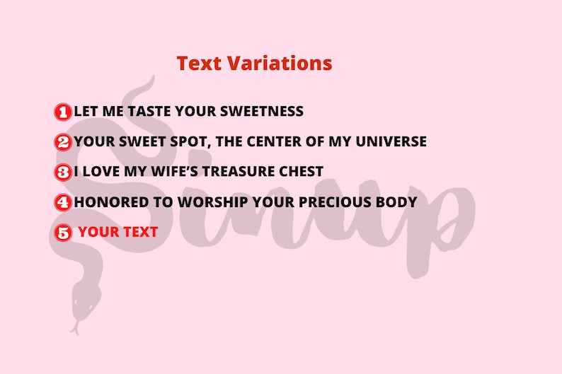 Femdom Valentine's Day Card Body worship pussy worship face sitting oral service oral slave