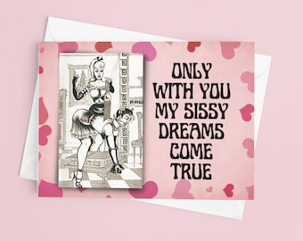 Femdom Sissy Love Card for Mommy Domme and Sissy Boi