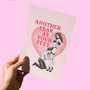 Femdom Card MISTRESS slave sissy dominatrix gift anniversary