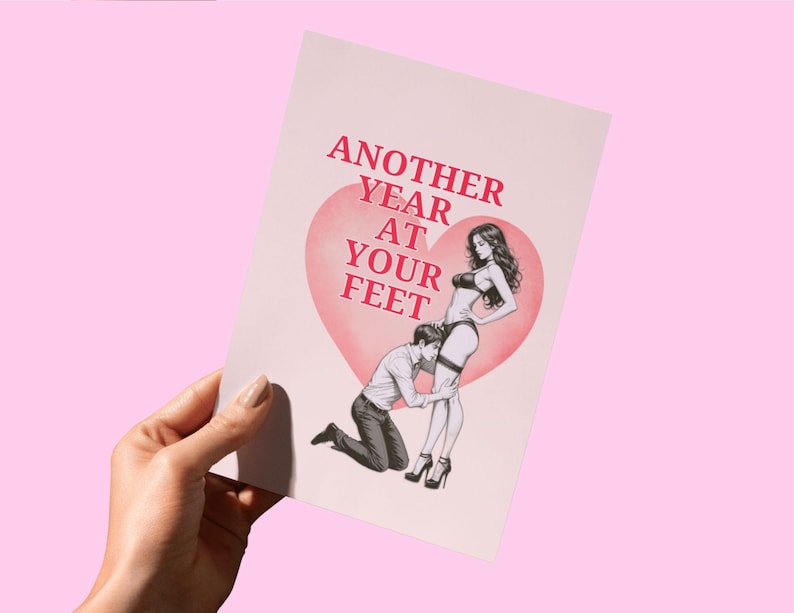 Femdom Card MISTRESS slave sissy dominatrix gift anniversary