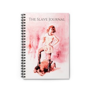 Femdom Notebook for Mistress/ slave Assignments Rules Tasks,  Spiral Ruled Lined Notebook