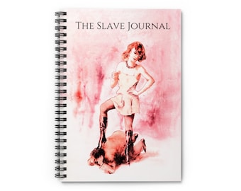 Femdom Notebook for Mistress/ slave Assignments Rules Tasks,  Spiral Ruled Lined Notebook