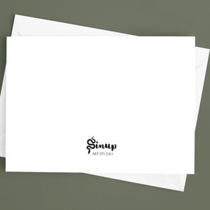 May include: A white card with a black and white logo that says "Sinup Art Studio".